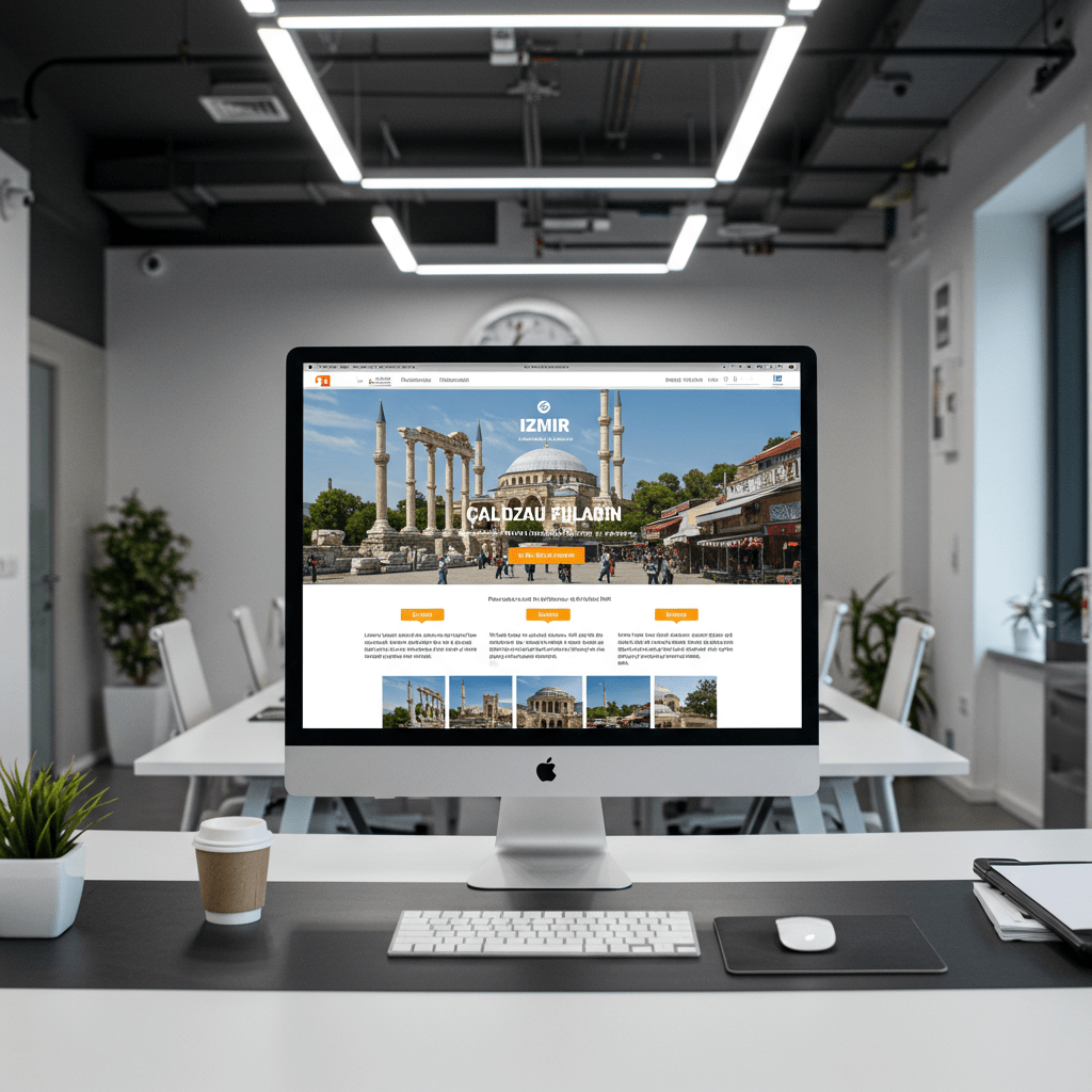 İzmir web tasarım sürecinde Zined ekibinin çalışması