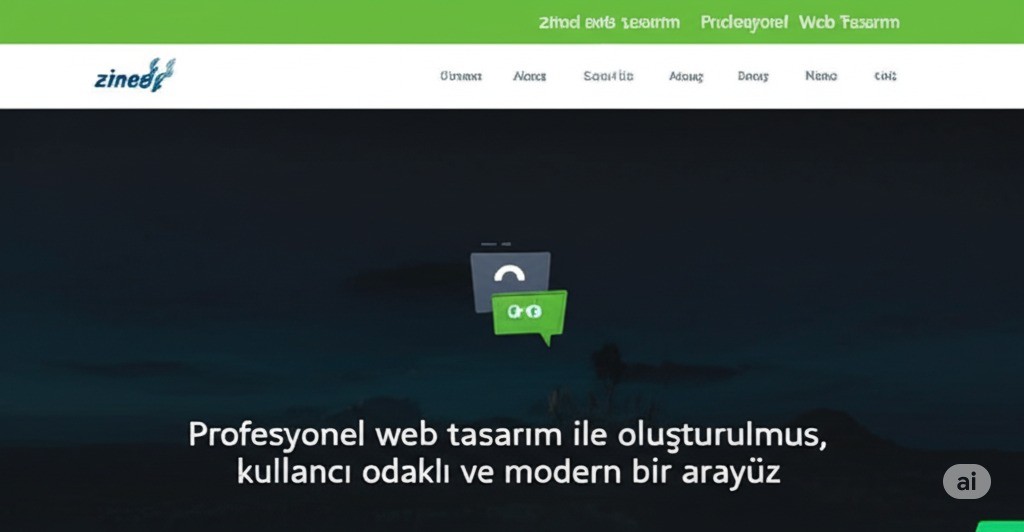 Profesyonel web tasarım hizmeti ile oluşturulmuş modern bir kurumsal web sitesi.